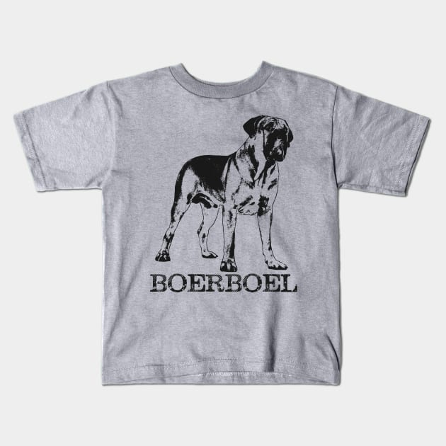 Boerboel - South African Mastiff Kids T-Shirt by Nartissima